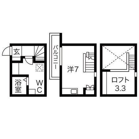 柴田駅 徒歩3分 1-2階の物件間取画像